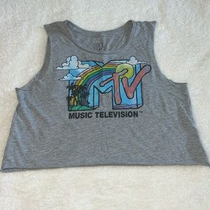 MTV crop graphic T